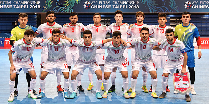 Tajikistan Futsal Team in Asian Futsal Championship 2018