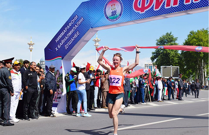 Winners of the Half Marathon Race of Dushanbe