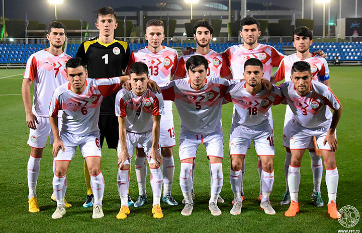 Tajikistan Football Olympic Team is preparing to match against UAE