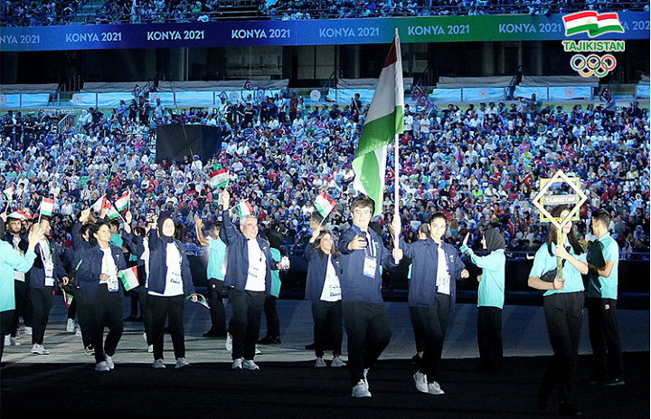 Tajik Olympic Delegation Attends Opening Ceremony of the Islamic Solidarity Games