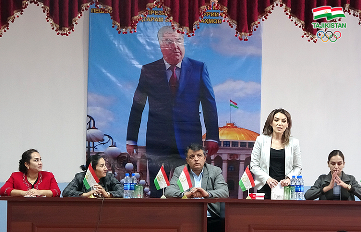 Tajikistan NOC and Olympic Solidarity hold programme to enlighten students in Dushanbe on Olympic values